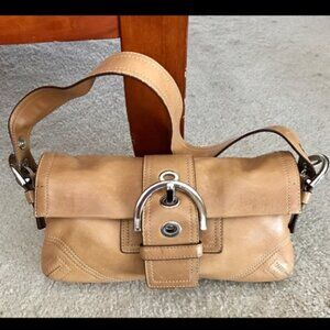 Vintage Coach Tan Shoulder Bag